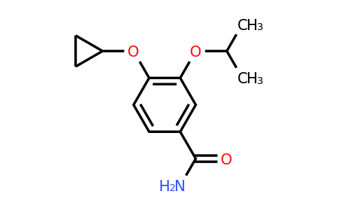 CAS 1243446-52-7 | 4-Cyclopropoxy-3-isopropoxybenzamide