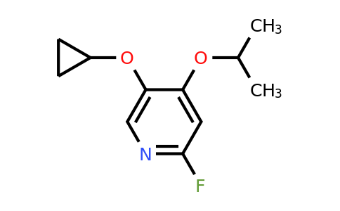 CAS 1243446-62-9 | 5-Cyclopropoxy-2-fluoro-4-isopropoxypyridine