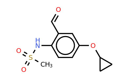 CAS 1243446-65-2 | N-(4-cyclopropoxy-2-formylphenyl)methanesulfonamide