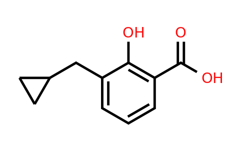 CAS 1243446-66-3 | 3-(Cyclopropylmethyl)-2-hydroxybenzoic acid