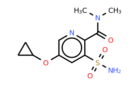 CAS 1243446-67-4 | 5-Cyclopropoxy-N,n-dimethyl-3-sulfamoylpicolinamide