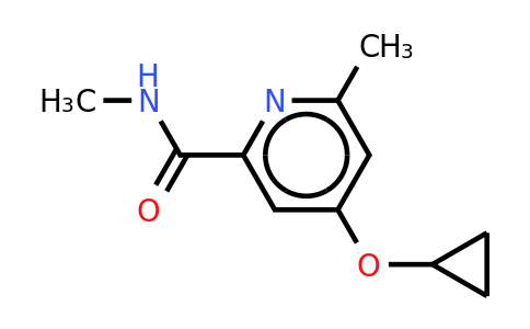 CAS 1243446-70-9 | 4-Cyclopropoxy-N,6-dimethylpicolinamide