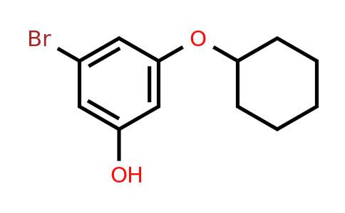 CAS 1243446-72-1 | 3-Bromo-5-(cyclohexyloxy)phenol