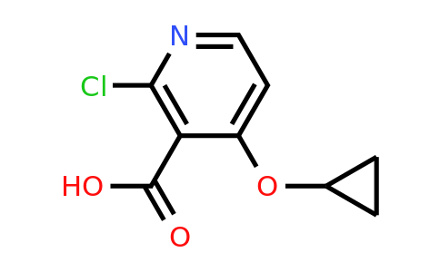 CAS 1243446-84-5 | 2-Chloro-4-cyclopropoxynicotinic acid