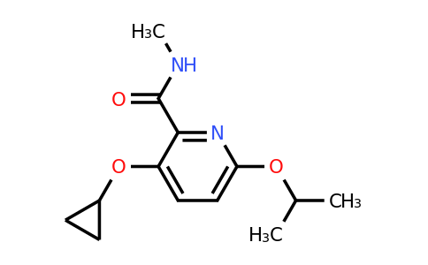 CAS 1243446-85-6 | 3-Cyclopropoxy-6-isopropoxy-N-methylpicolinamide