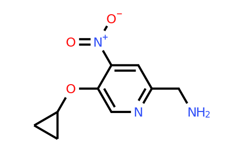 CAS 1243446-86-7 | (5-Cyclopropoxy-4-nitropyridin-2-YL)methanamine