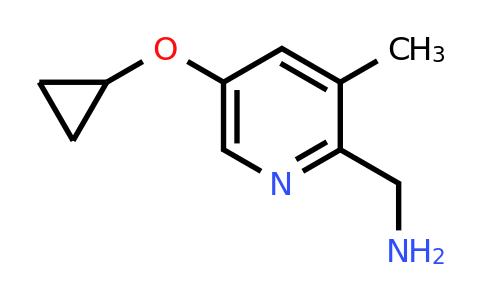 CAS 1243446-90-3 | (5-Cyclopropoxy-3-methylpyridin-2-YL)methanamine