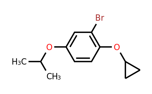CAS 1243446-92-5 | 2-Bromo-1-cyclopropoxy-4-isopropoxybenzene