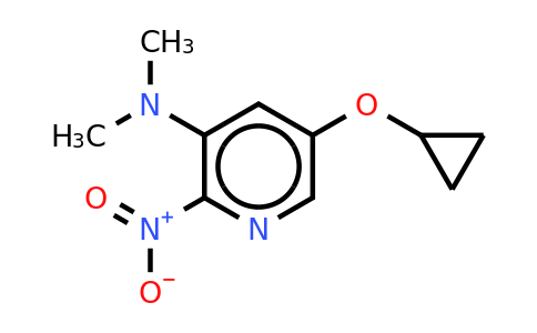 CAS 1243446-93-6 | 5-Cyclopropoxy-N,n-dimethyl-2-nitropyridin-3-amine
