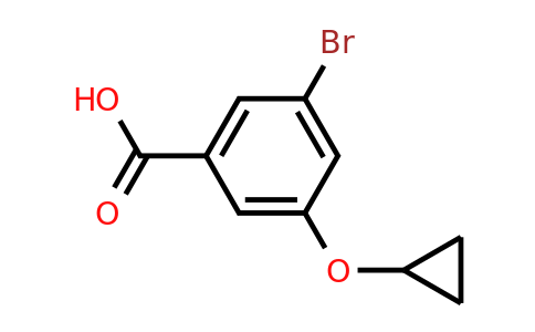 CAS 1243446-96-9 | 3-Bromo-5-cyclopropoxybenzoic acid