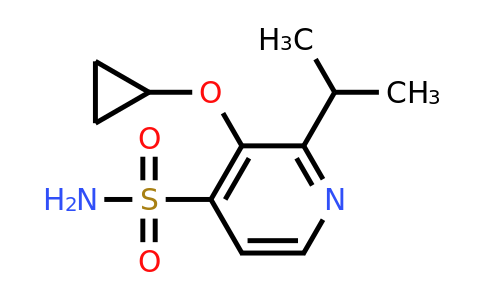 CAS 1243446-98-1 | 3-Cyclopropoxy-2-isopropylpyridine-4-sulfonamide