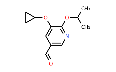 CAS 1243447-00-8 | 5-Cyclopropoxy-6-isopropoxynicotinaldehyde