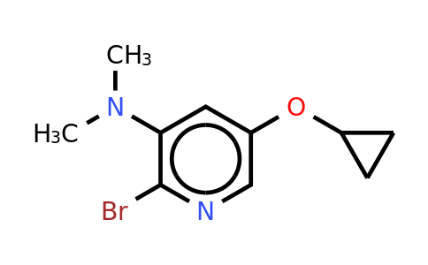 CAS 1243447-01-9 | 2-Bromo-5-cyclopropoxy-N,n-dimethylpyridin-3-amine