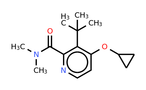 CAS 1243447-05-3 | 3-Tert-butyl-4-cyclopropoxy-N,n-dimethylpicolinamide