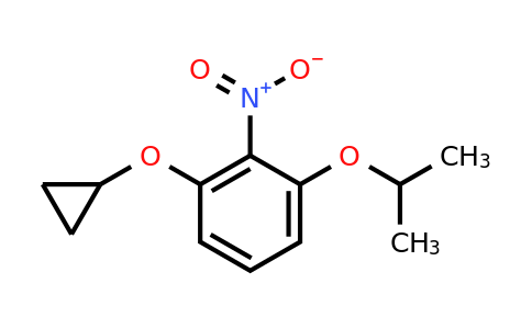 CAS 1243447-06-4 | 1-Cyclopropoxy-3-isopropoxy-2-nitrobenzene