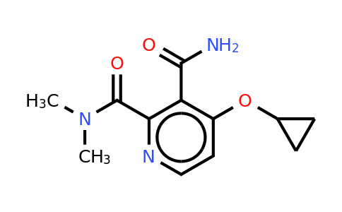 CAS 1243447-10-0 | 4-Cyclopropoxy-N2,N2-dimethylpyridine-2,3-dicarboxamide