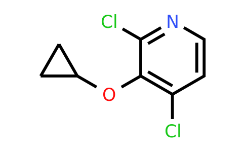 CAS 1243447-12-2 | 2,4-Dichloro-3-cyclopropoxypyridine
