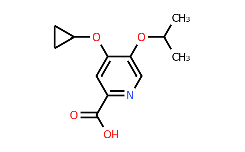CAS 1243447-15-5 | 4-Cyclopropoxy-5-isopropoxypicolinic acid