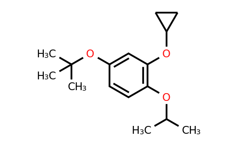CAS 1243447-16-6 | 4-Tert-butoxy-2-cyclopropoxy-1-isopropoxybenzene