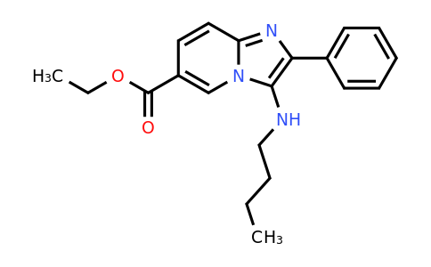 CAS 1243447-18-8 | Ethyl 3-(butylamino)-2-phenylimidazo[1,2-A]pyridine-6-carboxylate