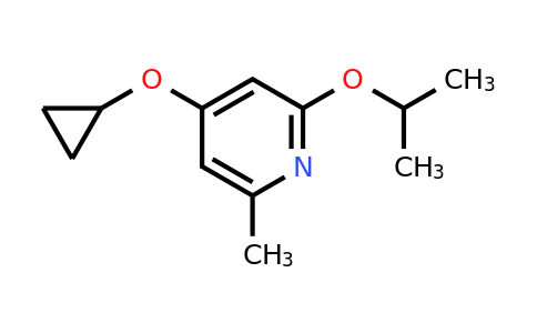 CAS 1243447-24-6 | 4-Cyclopropoxy-2-isopropoxy-6-methylpyridine