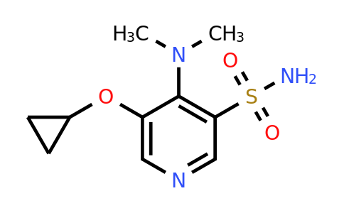 CAS 1243447-26-8 | 5-Cyclopropoxy-4-(dimethylamino)pyridine-3-sulfonamide