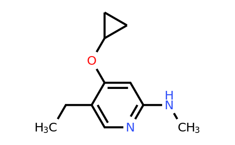 CAS 1243447-27-9 | 4-Cyclopropoxy-5-ethyl-N-methylpyridin-2-amine