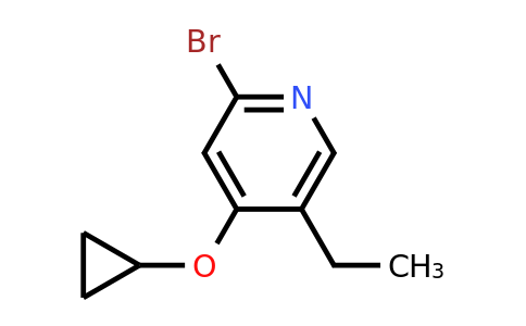 CAS 1243447-30-4 | 2-Bromo-4-cyclopropoxy-5-ethylpyridine