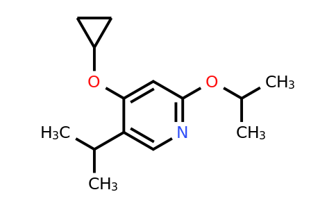 CAS 1243447-31-5 | 4-Cyclopropoxy-2-isopropoxy-5-isopropylpyridine