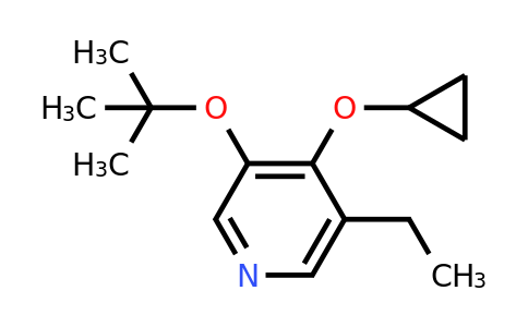 CAS 1243447-36-0 | 3-Tert-butoxy-4-cyclopropoxy-5-ethylpyridine