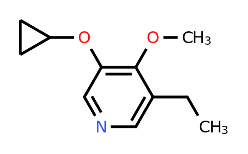 CAS 1243447-41-7 | 3-Cyclopropoxy-5-ethyl-4-methoxypyridine