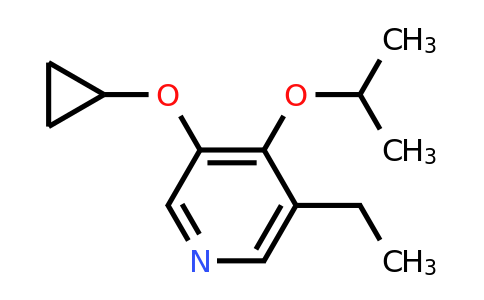 CAS 1243447-44-0 | 3-Cyclopropoxy-5-ethyl-4-isopropoxypyridine
