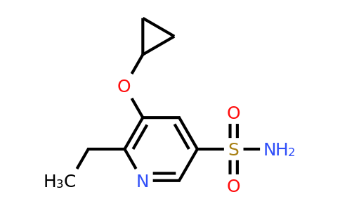 CAS 1243447-47-3 | 5-Cyclopropoxy-6-ethylpyridine-3-sulfonamide