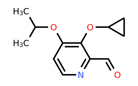 CAS 1243447-48-4 | 3-Cyclopropoxy-4-isopropoxypicolinaldehyde