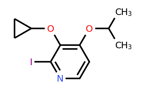 CAS 1243447-50-8 | 3-Cyclopropoxy-2-iodo-4-isopropoxypyridine
