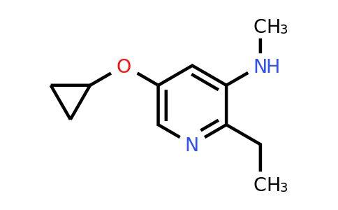 CAS 1243447-51-9 | 5-Cyclopropoxy-2-ethyl-N-methylpyridin-3-amine