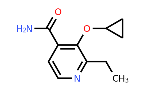 CAS 1243447-53-1 | 3-Cyclopropoxy-2-ethylisonicotinamide