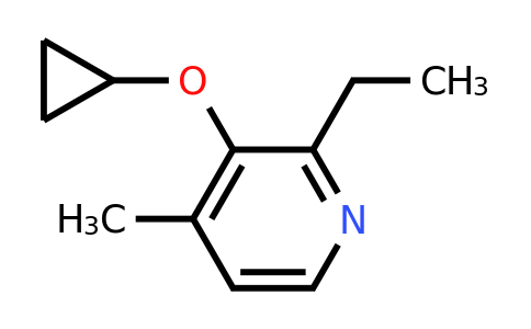 CAS 1243447-54-2 | 3-Cyclopropoxy-2-ethyl-4-methylpyridine