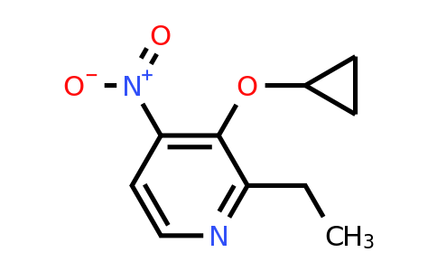 CAS 1243447-56-4 | 3-Cyclopropoxy-2-ethyl-4-nitropyridine