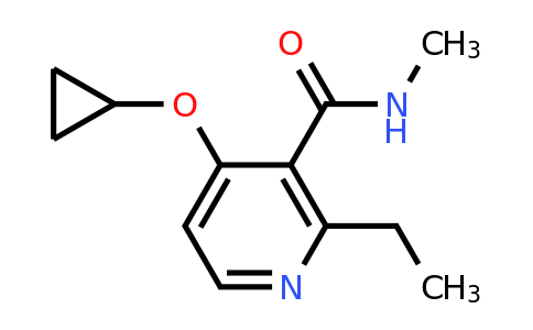 CAS 1243447-60-0 | 4-Cyclopropoxy-2-ethyl-N-methylnicotinamide