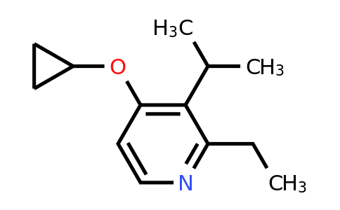 CAS 1243447-62-2 | 4-Cyclopropoxy-2-ethyl-3-isopropylpyridine