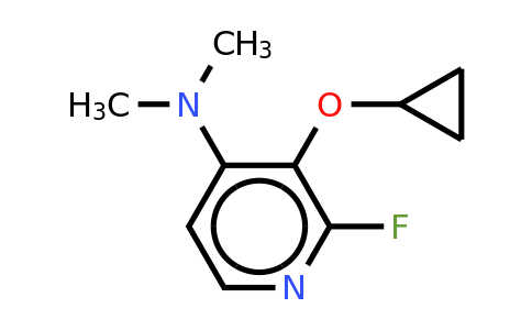 CAS 1243447-63-3 | 3-Cyclopropoxy-2-fluoro-N,n-dimethylpyridin-4-amine