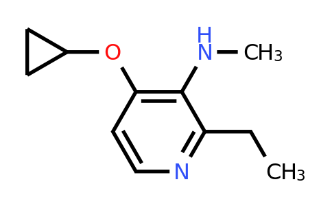 CAS 1243447-65-5 | 4-Cyclopropoxy-2-ethyl-N-methylpyridin-3-amine