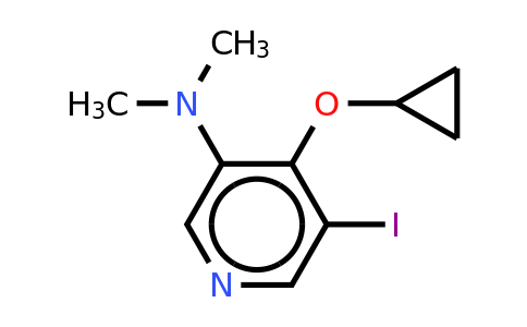 CAS 1243447-69-9 | 4-Cyclopropoxy-5-iodo-N,n-dimethylpyridin-3-amine