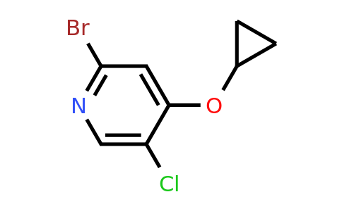 CAS 1243447-72-4 | 2-Bromo-5-chloro-4-cyclopropoxypyridine