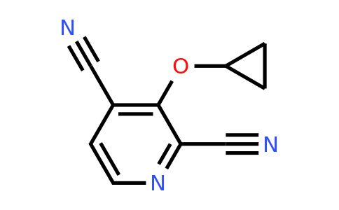 CAS 1243447-74-6 | 3-Cyclopropoxypyridine-2,4-dicarbonitrile