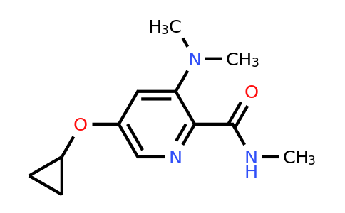 CAS 1243447-75-7 | 5-Cyclopropoxy-3-(dimethylamino)-N-methylpicolinamide