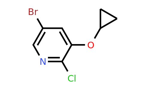 CAS 1243447-76-8 | 5-Bromo-2-chloro-3-cyclopropoxypyridine