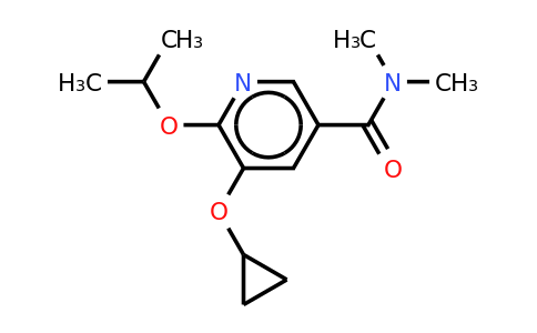CAS 1243447-78-0 | 5-Cyclopropoxy-6-isopropoxy-N,n-dimethylnicotinamide