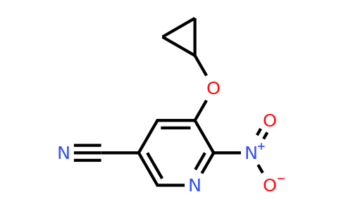 CAS 1243447-79-1 | 5-Cyclopropoxy-6-nitronicotinonitrile